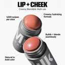 Milk Makeup Lip + Cheek Stick Buildable Cream Blush + Lip Color w/Hydrating Mango Butter + Avocado Oil for a Natural Flush Long-Lasting, Multiuse, Vegan Formula