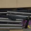 DenicMic Solar Lights Outdoor 10 Pack Waterproof Purple LED Yard Garden Patio Backyard Pathway Walkway Landscape Path Lawn Outside Solar Christmas Lights Outdoor