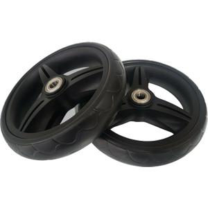Front Wheels and Tires Kit Compatible with Uppababy Vista 2015-2019 and Vista V2 (not Cruz), set of 2