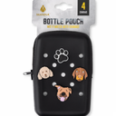 MANNA SILICONE BOTTLE POUCH DOG, Black