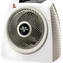 Vornado AVH10 (2025) Space Heater for Home, Fan Only Option, Digital Display with Adjustable Thermostat, Advanced Safety Features, Auto Climate Control, Whole Room Electric Heater for Indoors, White