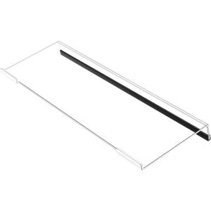 Computer Keyboard Stand PC Keyboard Stand, Acrylic Tilted Keyboard Stand for Ergonomic Typing Clear Keyboard Tray for Easy Typing and Working, Keyboard Holder with Silicone Non-Slip Case (Clear 17in L* 5.7in W* 1.2in H)