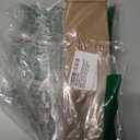 CVHOMEDECO. Real Wax Hand Dipped Battery Operated LED Timer Taper Candles Country Primitive Flameless Lights Dcor, 6-3/4 Inch, Coffee, 2 PCS in a Package