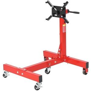 EliteEdge 1500 LBS Engine Stand,Heavy Duty Foldable Rotating Engine Stand with 360-Degree Rotating Head,4 -Adjustable Arms & 5-Casters,for Vehicle Maintenance and Auto Repair