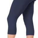 2 x LMB High Waisted Leggings for Women - High Classic Waistband - Extra Soft Fabric, Perfect for Lounging, Yoga (Small-X-Large, Black Iris)