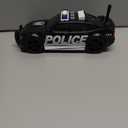 Police Car Toy Plastic Pursuit Rescue Vehicle with Sirnes Sound and Light for Kids Toddlers Boys 1:20
