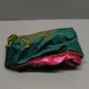 Girls Anna Velet Cape Hooded Cloak Kids Play Cape Dress up Costume (5-7Years, Green)