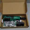 KIMO Cordless Electric Ratchet Wrench Set, 40Ft-lbs, 400RPM, 12V Cordless Ratchet Wrench 3/8" w/ 60-Min Charger, 7Sockets, 1/4" Adapter, Forward/Reverse Switch, 2.0Ah Battery, Variable Speed Trigger