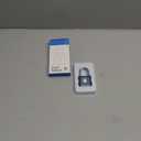 eLinkSmart Fingerprint Padlock - Blue Metal Keyless Combination Lock for Gym Locker School Locker Backpack Suitcase Luggage