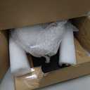 Brass Distressed Iron Round Pedestal End Table, 25 Inch Vintage Martini Cocktail Accent Table with Tray Top for Living Room, Bedroom (Antique)