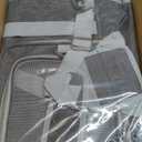 Pet Carrier with Wheels Up to 25 lbs Airline Approved Dog Carrier Rolling Pet Carrier w/Removable Wheels & Washable Plush Mat Pet Travel Carrier with Telescopic Handle & Shoulder Strap (Grey)