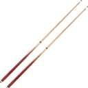 HMQQ 58" 2-Pieces Pool Cue Stick with Coffee Color and 13mm Leather Tip Weight 20OZ (Coffee Color 58" Set of 2 20OZ)