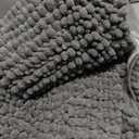 OLANLY Dog Door Mat for Muddy Paws 40x32, Ultra Absorbent Chenille Mud Doormat, Non-Slip Washable and Dirt Trapping Doormat for Indoor Entryway, Quick-Dry Indoor Pet Bed Mats for Dogs, Grey