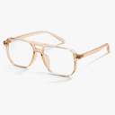 livho Blue Light Blocking Glasses, Fashion Fake Oversized Aviator Vintage Glasses, Retro Pilot Computer Glasses for Women/Men