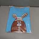 Boys Easter Shirts Kids Cotton Graphic Tees Casual T-Shirts 3-7 Years (Blue)