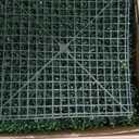 Bybeton Artificial Boxwood Panels,20"x 20" (24Pcs) 4-Layer Leaves UV-Anti Greenery Grass Wall Backdrop for Indoor Outdoor Privacy Hedge and Garden, Balcony, Privacy Fence Screen Decor