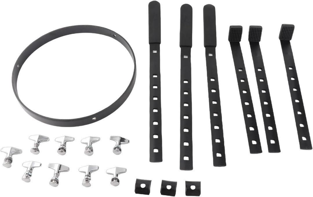 Conga Drum Stand | Adjustable Height Basket Stand for Performance/Practice/Travel | Secure Grip Iron Construction | Secure Locking for Drums Under 27cm