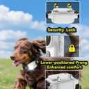 Dog Shock Collar, Dog Training Collar with Remote Control 3300FT Range, Electric Collar with Smart Light, Rechargeable Waterproof E Collar for Small Medium Large Dogs (Black)