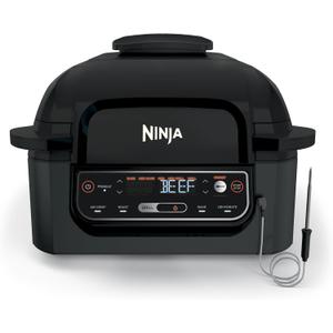 Ninja® Foodi® Smart 5-in-1 Indoor Grill & 4-qt Air Fryer, Black, LG451BK