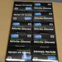 Inspire Black Nitrile Gloves HEAVY DUTY 6 Mil Nitrile Chemical Resistant Medical Cooking Cleaning Disposable Black Gloves 10-Pack