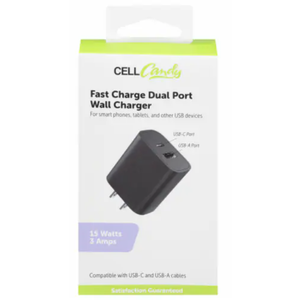Fast Charge Dual Port Wall Charger