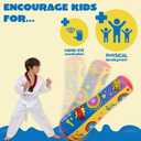 JOYIN Punching Bag for Kids, 47 Inches Kids Punching Bag with Bounce-Back Action, Double-Sided Inflatable Punching Bag(1 Pack)