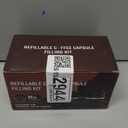 Pro Mael Reusable Pods Kit for Nespresso Vertuo, Refillable Coffee Pods with 52 Pcs Aluminum Foil Lids for VertuoLine Capsules, Compatible for VertuoPlus Espresso Machine (Pods not included)