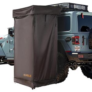 Shower Awning Tent for roof Rack, Portable Privacy Sun Shelter for Overland Vehicle Car, Camping Bathroom Changing Room for Outdoor Rain