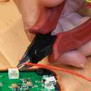 2 x Klein Tools D275-5 Diagonal Flush Cutters, Made in USA, Micro Wire and Compact Zip Tie Cutter, Ultra-Slim Precision for Work in Confined Areas, 5-Inch