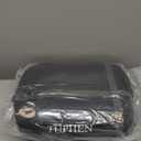 Tuphen Double Sleeping Bag, Sleeping Bag with 2 Pillows, Queen Size XL Bag for 2 People, Cold Warm Weather- 3 Seasons, Waterproof Adults for Camping, Backpacking or Hiking (Black Grey)