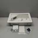 in-Wall TV Box with Flange for Home Theater Installation, Cord Hider for Wall Mounted TV, with 2 Duplex Outlets, Cable Bracket, LV Cable & 1-1/2" ENT Entrance, Ideal for New or Retrofit Job, 2 Pack (White)