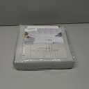 Hearth & Harbor Light Grey Duvet Cover Twin Size - 2 Piece Soft Double Brushed Bedding Set - Includes 1 Twin Duvet Cover with Button Closure 68x90 inches and 2 Pillow Shams