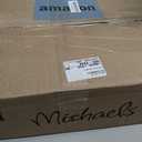 Sweetude 8 Pcs Canvas Tote Bag Shoulder Strap Black White Canvas Bag Zipper Opening Pockets Grocery Tote for Women Gift DIY