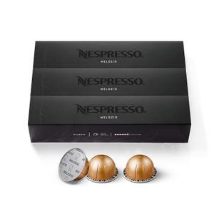 Nespresso Capsules Vertuo, Melozio, Medium Roast Coffee, 30-Count Coffee Pods, Brews 7.8oz. BBD: 10-31-26