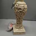 LuxSight Collection 28.5" Table Lamps Set of 2  Bedside Lamp with Fabric Shades  for Bedroom and Living Room with USB and Nightlight  Perfect for Nightstands and Bedrooms