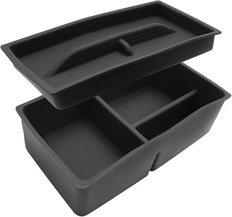CDEFG Upgraded 2Pcs for 2026 Lexus RX Center Console Organizer for 2023-2025 2026 Lexus RX (350h/450h/500h) Accessories Middle Console Organizer Armrest Storage Box