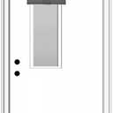 YSYY Soft Blackout French Door Curtains for Privacy, Block Out Light and Sunshine.Thermal Insulated Room Darkening, Easy Installed Door Curtains. (Dark Grey, 8"x36")