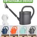 1 Gallon Watering Can for Indoor Plants, Garden Watering Cans for Outdoor Plant House Flower, Modern Plant Watering Can Large Long Spout with Sprinkler Head