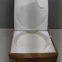 ONTUBE Pie Pans 11 Inches Ceramic Quiche Pans, Round Pie Tins for Baking,Oven Safe, Set of 2 (White)