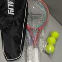 HIRALIY Tennis Rackets 2 Pack for Adults Beginners - 27 Inch Lightweight Aluminum Tennis Racquet Set with 3 Balls & Carry Bag - Vibration Dampening & Large Sweet Spot for Men Women Couples