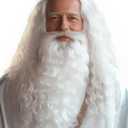 HOMELEX White Wizard Beard And Wig - Halloween Funny Father Time Costume Accessory for Adults