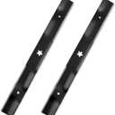 532403107 Lawn Mower Blade Compatible with Husqvarna YTH22V46 YTH20K46 46'' Deck, Mower Mulching Blade Replacememt for Ariens Craftsman Poulan AYP, Replaces 531309715, 532405380, 575937901, 2 Pack