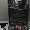 Rubbermaid Premier Series IV Step-On Trash Can for Home and Kitchen, 12.4 Gallon, Stainless Steel Lid Charcoal, for Home/Kitchen/Garage/Apartment/Office