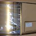 2-Tiers 12x24 Shower Niche with LED Light Strips, Golden Recessed wall Cabinet, Stainless Steel wall Niche for Shower wall, Waterproof NO Tile Needed Storage Organizer (3000K LED Light), 12x24In