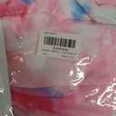 Girls Clothes Solid Color Square Collar Short Tops Tie Dye Long Pants Two Piece outfit Clothes for Girls 6-14Y