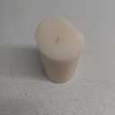 Mister Candle Non Scented Luxury 4 x 8 Pillar Candle, Hand Poured Ivory Unscented Candle for Home Decor, Premium Wax, Smokeless & Dripless, 160 Hour Burn Time