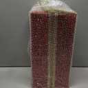 National Tree Company lit Artificial Christmas Dcor 3-Piece Set Includes Pre-Strung White Mini Lights Sisal Gift Boxes