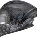 Modular Motorcycle Helmets Full Face Flip up Street Bike Motorcycle Helmet for Unisex Adult Model-167 (Medium, Future Gray)