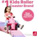 Step2 Bubblegum Blast Up & Down Roller Coaster for Kids, Toddler Ride-On Toy, 9 ft Track, ATV Coaster Car, Ages 2+