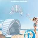 Baby Beach Tent, UPF 50+ Sun Shelter, Pop Up Beach Canopy, 35" x 26" x 26"